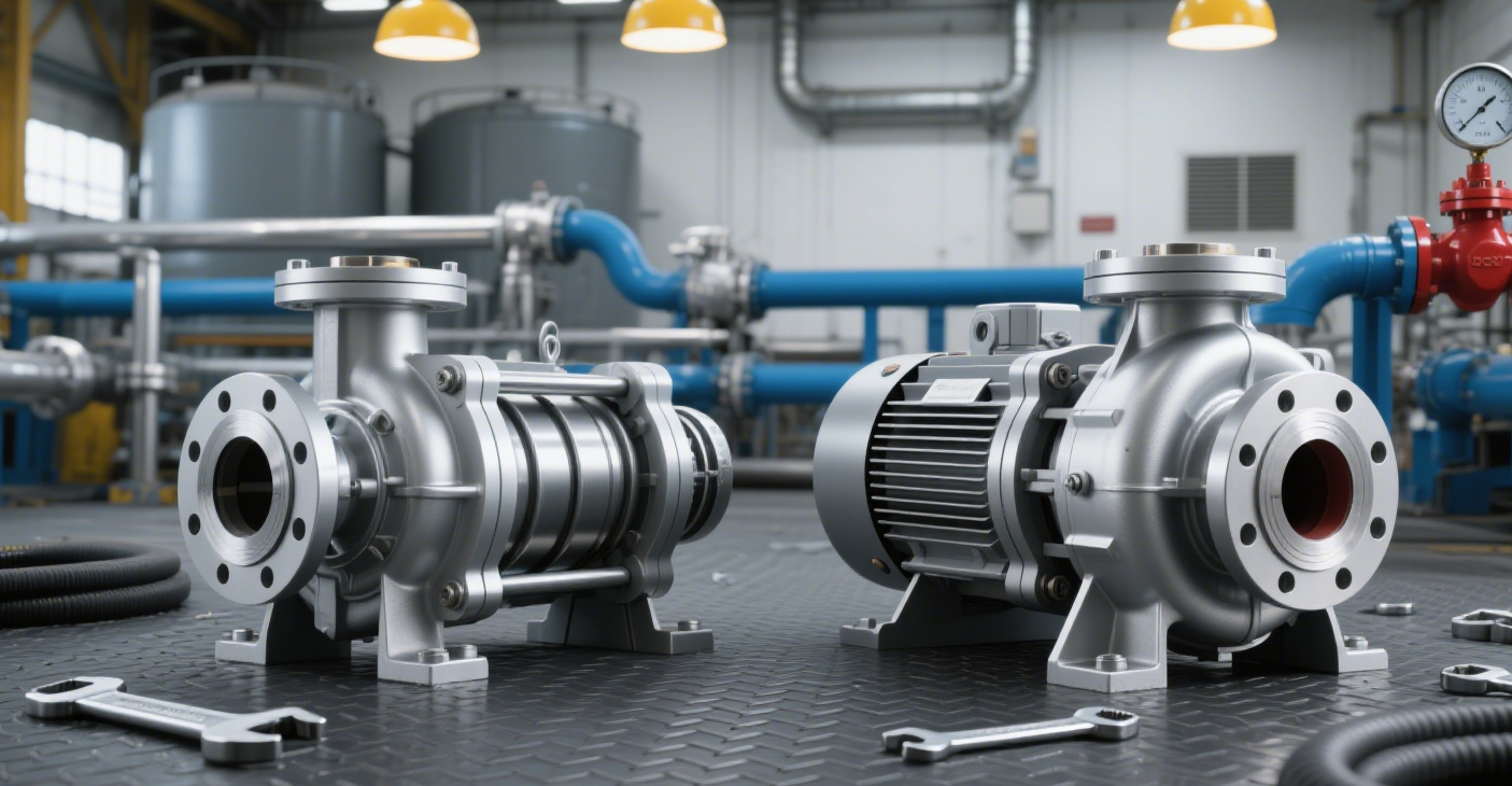 Skillnader mellan centrifugalpumpstyp BB3 och typ BB4