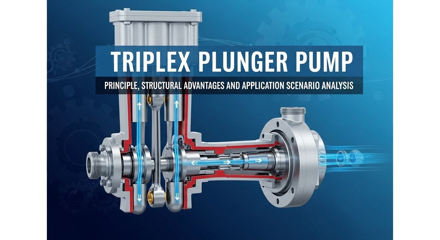 TRIPLEX PUNGER PUMP: Princip, strukturella fördelar och applikationsscenarioanalys
