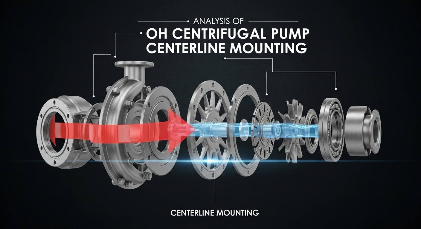 Analys av OH Centrifugal Pump Centerline Montering