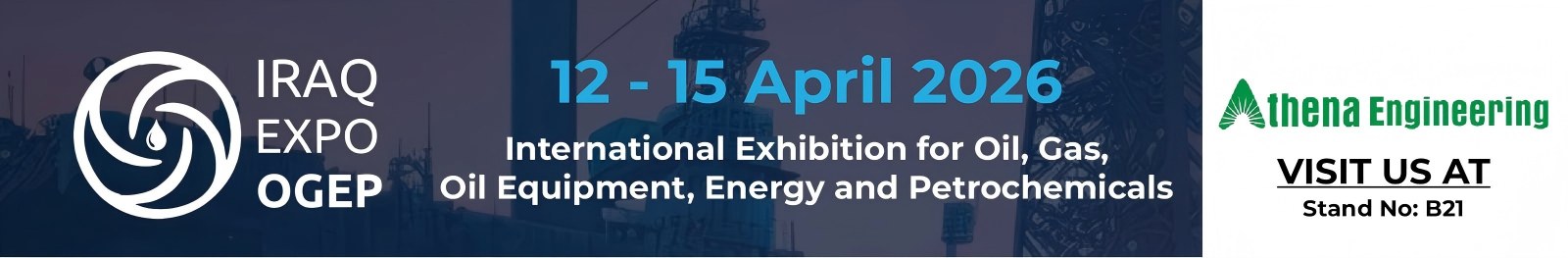 Gå med Athena Engineering & Teffiko på IRAQ EXPO OGEP 2026