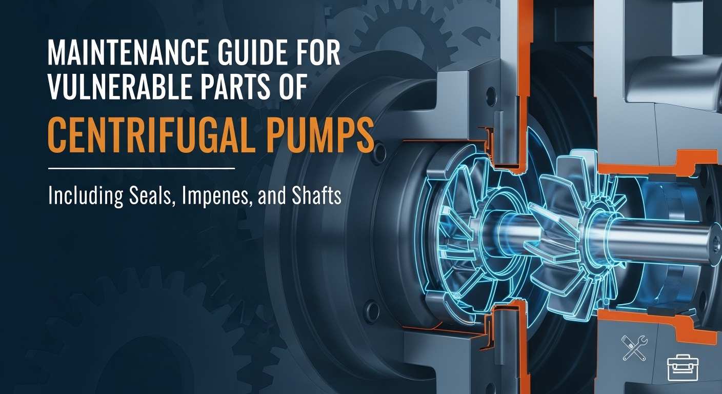Underhållsguide för sårbara delar av centrifugalpumpar inklusive tätningar, pumphjul och axlar