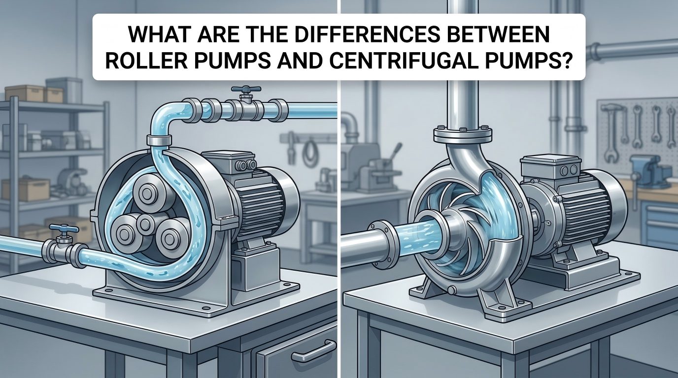 Vad är skillnaderna mellan rullpumpar och centrifugalpumpar?