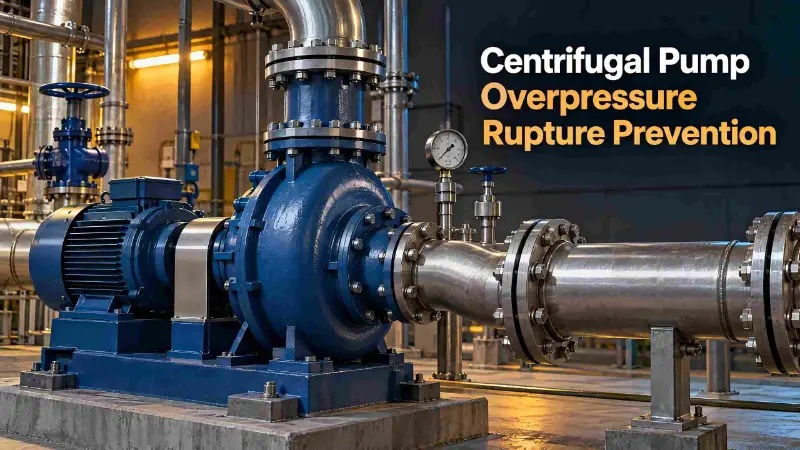 Förebyggande av brott mot centrifugalpump övertryck