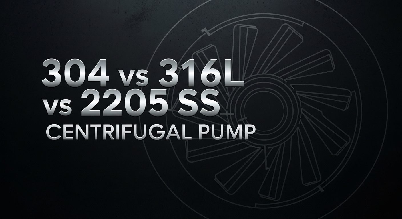 304 vs 316L vs 2205 SS Centrifugal Pump