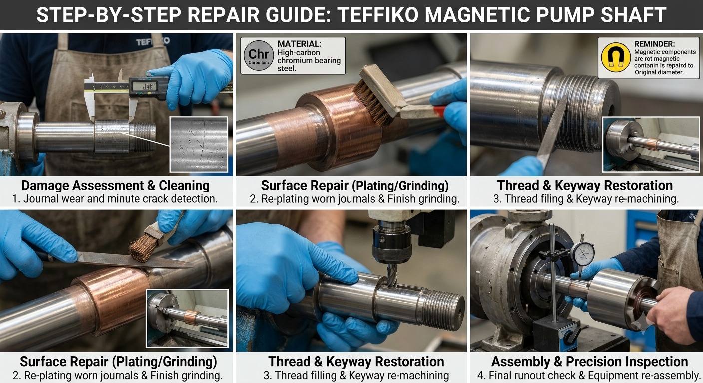 Teffiko pump shaft repair